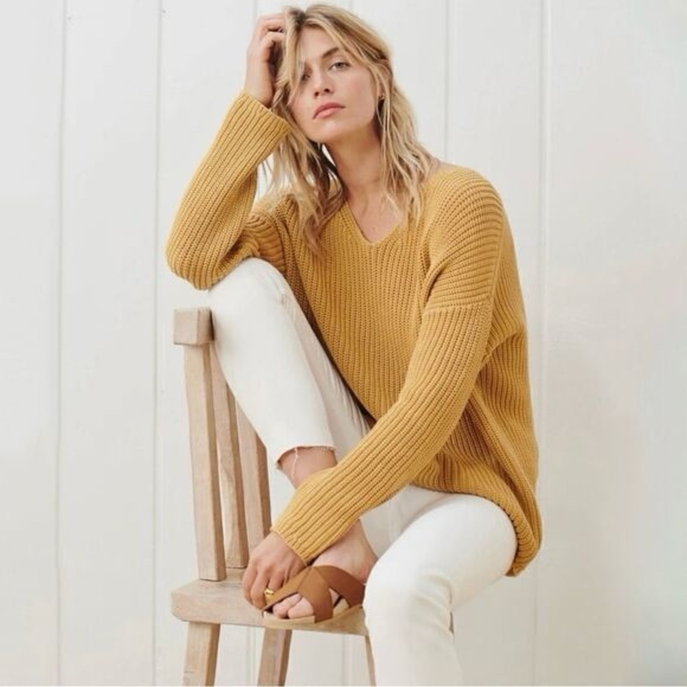 Jenni Kayne cotton cabin Sweater M
